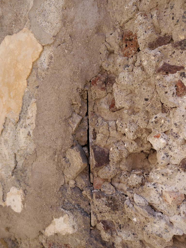 VII.8.01 Pompeii. September 2018. Detail from east wall in north-west corner.
Foto Anne Kleineberg, ERC Grant 681269 DÉCOR.
