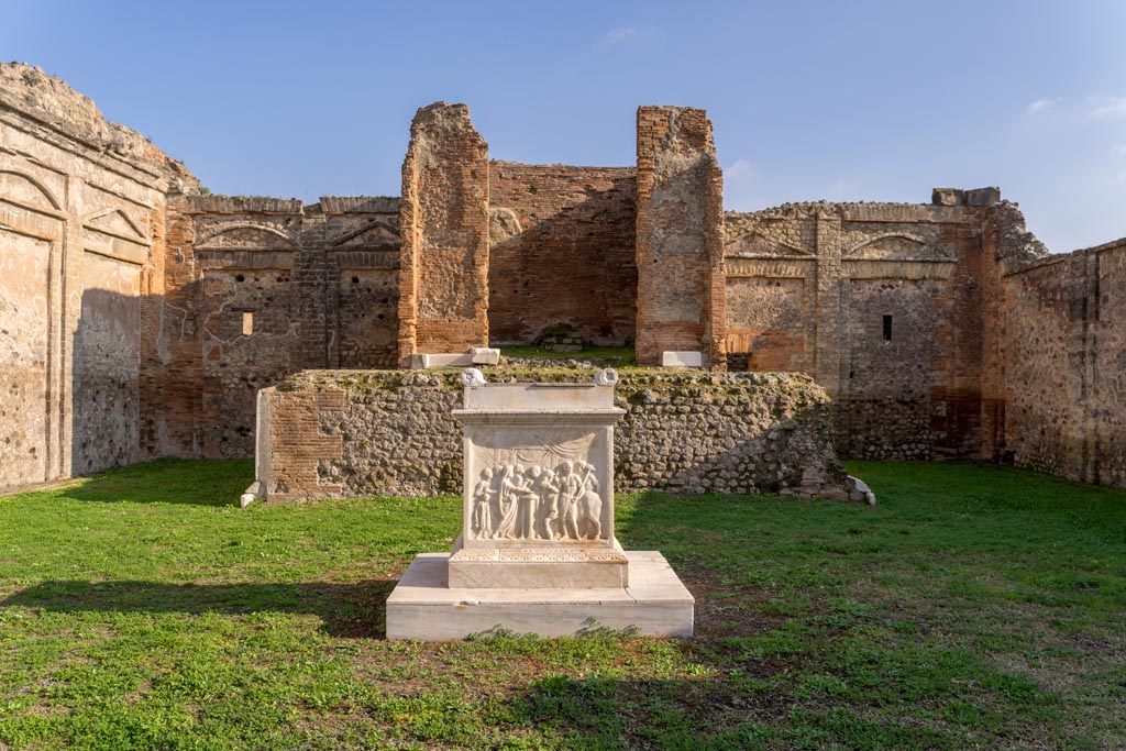 VII.9.2 Pompeii. January 2023. Looking east across Temple, from entrance. Photo courtesy of Johannes Eber.