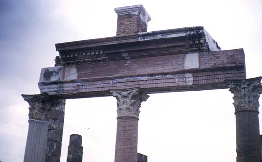 VII.9.8 and 7 Pompeii. February 1952. Looking west towards porticus outside of the Macellum. Photo courtesy of John Vanko. His father took this photo in 1952, identical to the one above.