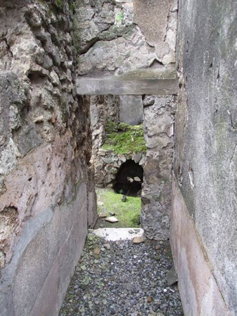 VII.10.9 Pompeii.  March 2009. Looking south along Corridor, leading to kitchen area.