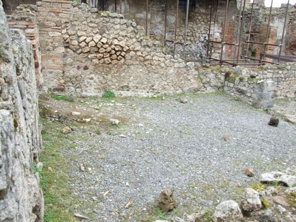VII.10.10 Pompeii.  March 2009. Looking north across rear room.