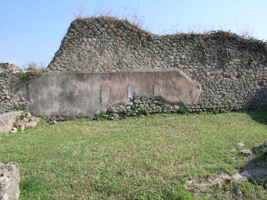 VII.12.3 Pompeii. May 2003. South wall of peristyle garden. Photo courtesy of Nicolas Monteix.