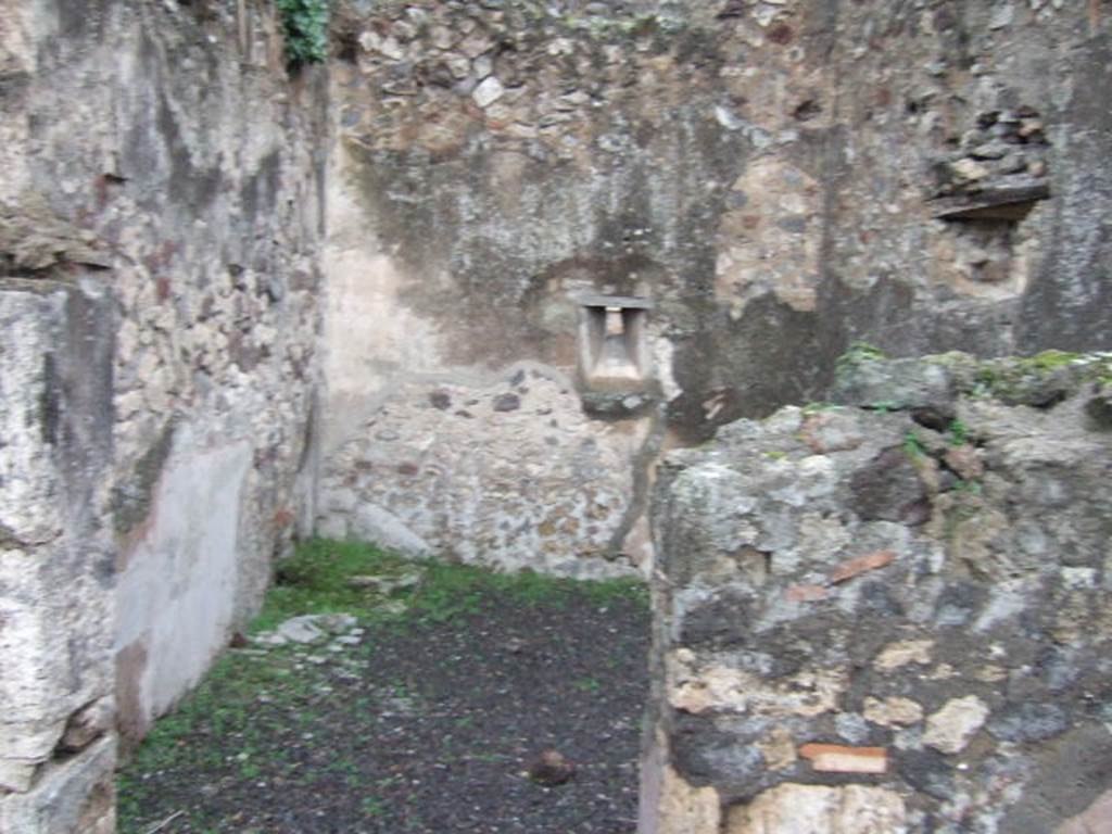 VII.13.8 Pompeii. December 2005. Room on east side of tablinum.