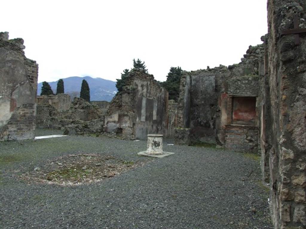 VII.14.5 Pompeii. March 2009. Room 1, looking south-east across atrium.