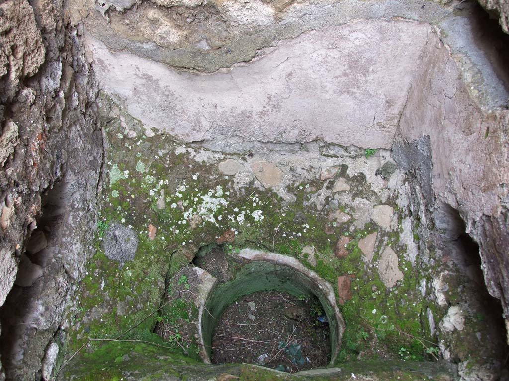 VII.14.5 Pompeii. March 2009. Room 19, latrine.