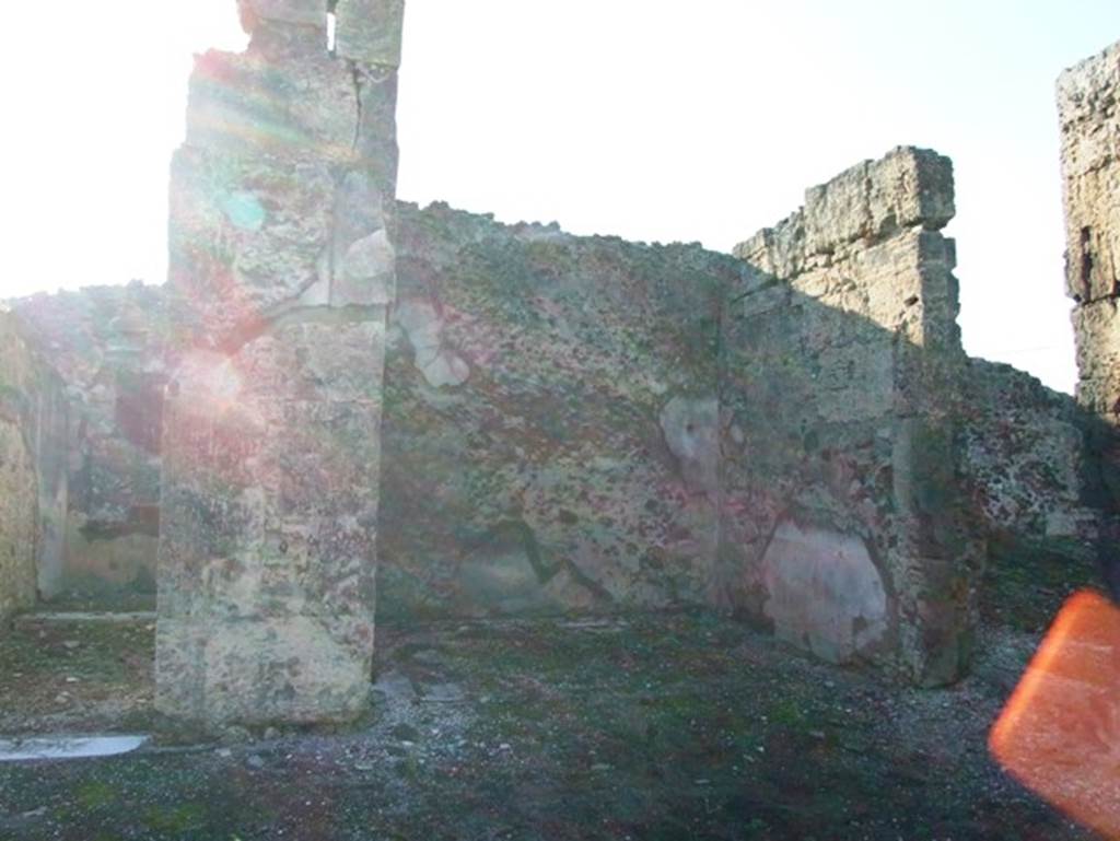 VII.15.2 Pompeii.  December 2007.  Ala on west side of Atrium.