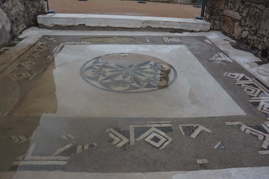 VII.15.2 Pompeii. November 2017. Looking north across mosaic in tablinum.
Foto Annette Haug, ERC Grant 681269 DÉCOR.
