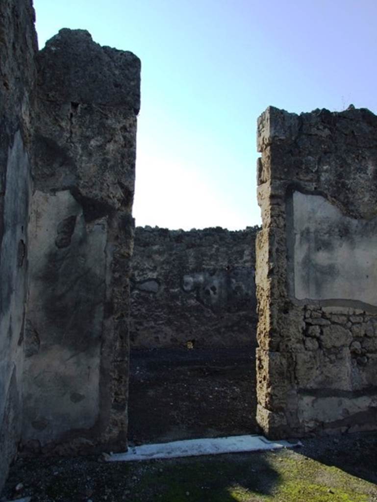 VII.15.2 Pompeii.  December 2007.  Second connecting door to Atrium of VII.15.1 on West side of Atrium of VII.15.2
