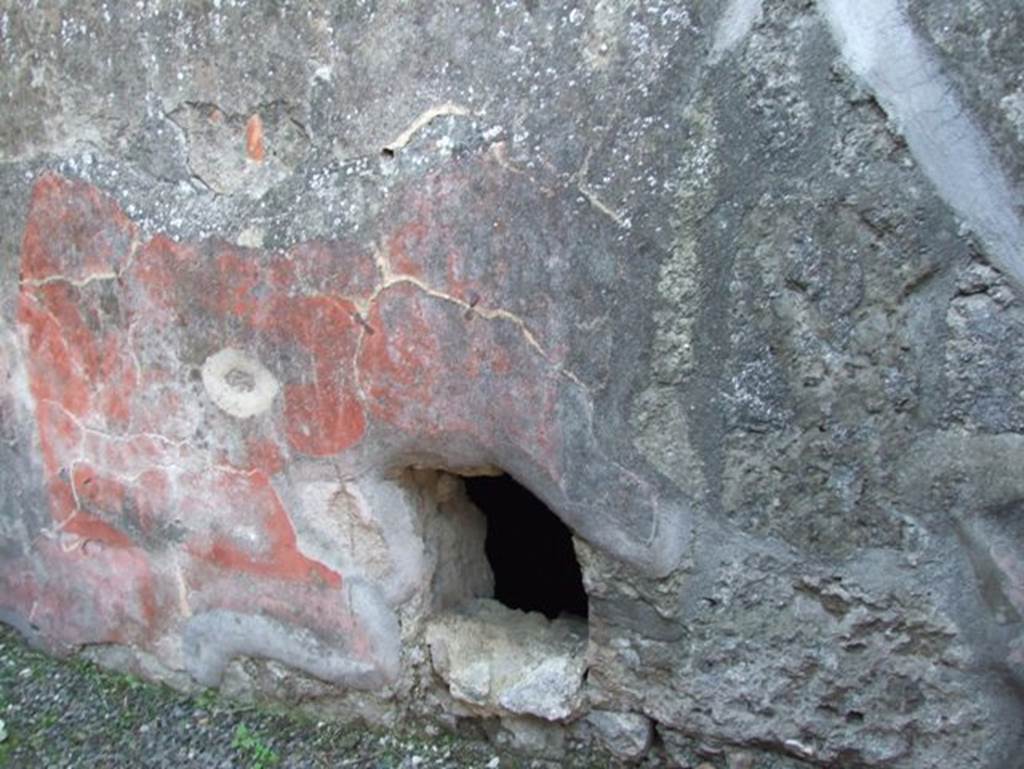 VII.15.13 Pompeii. December 2007. West wall of cubiculum in south-west corner of atrium.