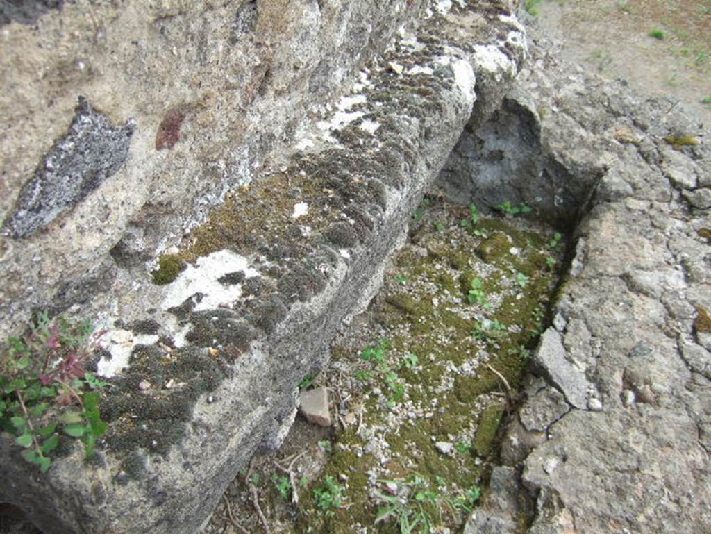 Step at top of ramp outside VII.15.16. May 2006.