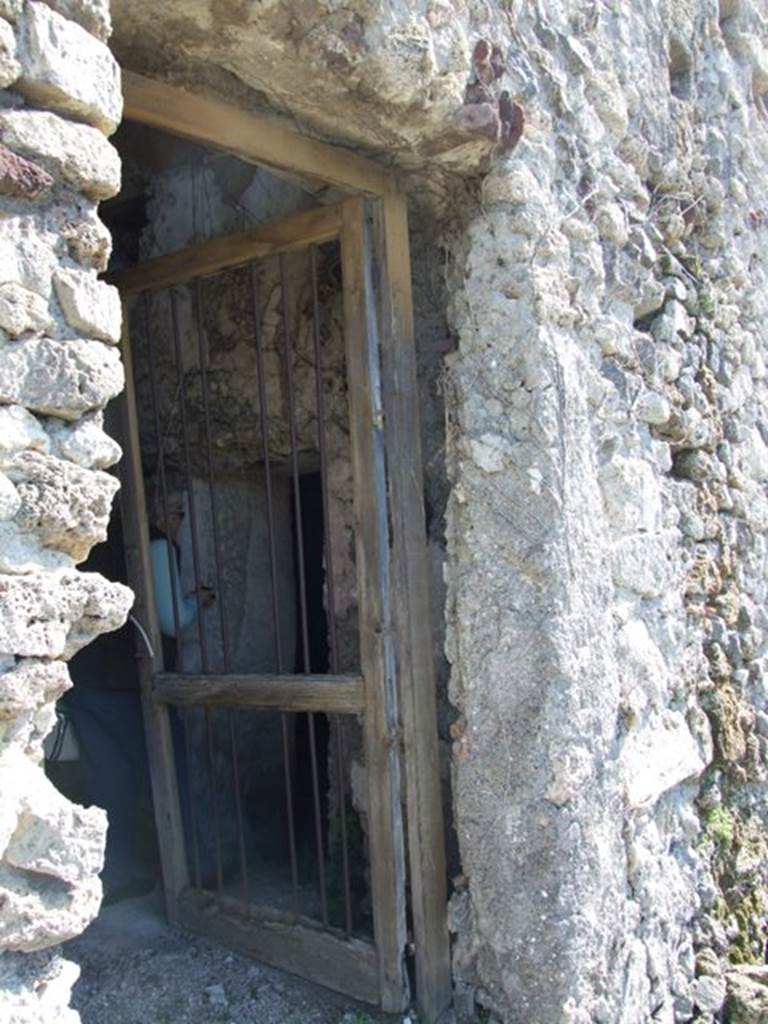 VII.16.13 Pompeii.  March 2009.  Doorway to room 47. 