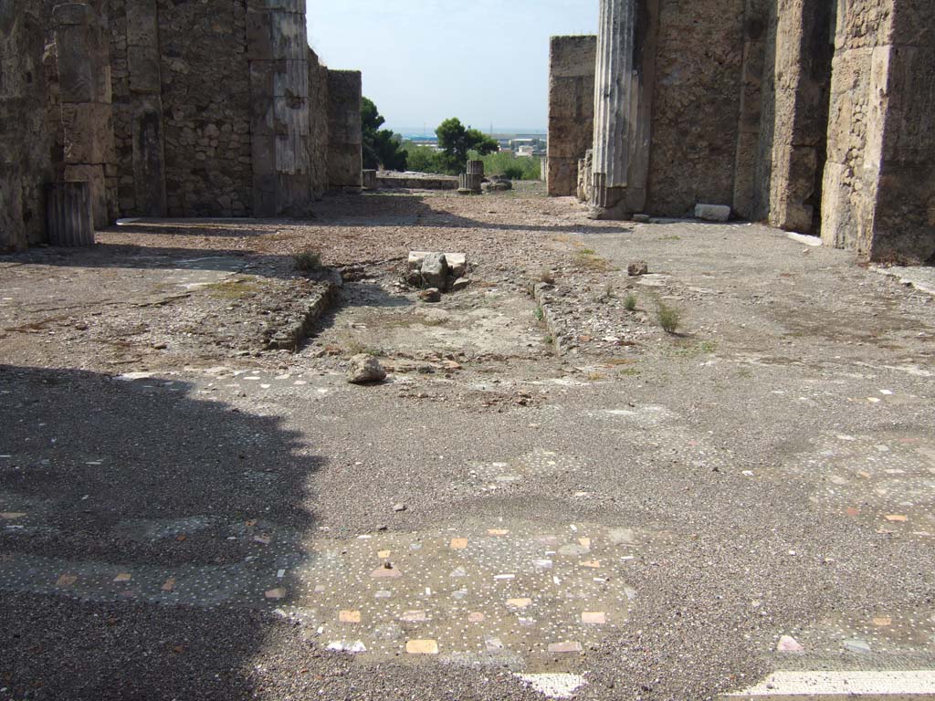VII.16.13 Pompeii. September 2005. Room 2, atrium and impluvium.