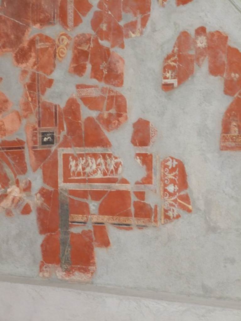 VII.16.17-22 Pompeii. December 2007.    Detail of painted ceiling.