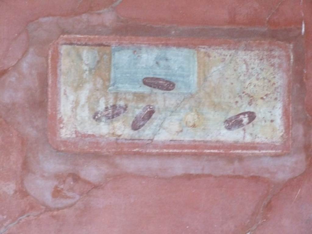 VII.16.17-22 Pompeii. December 2007. Painted wall panel of figs and dates, from south end of east wall.