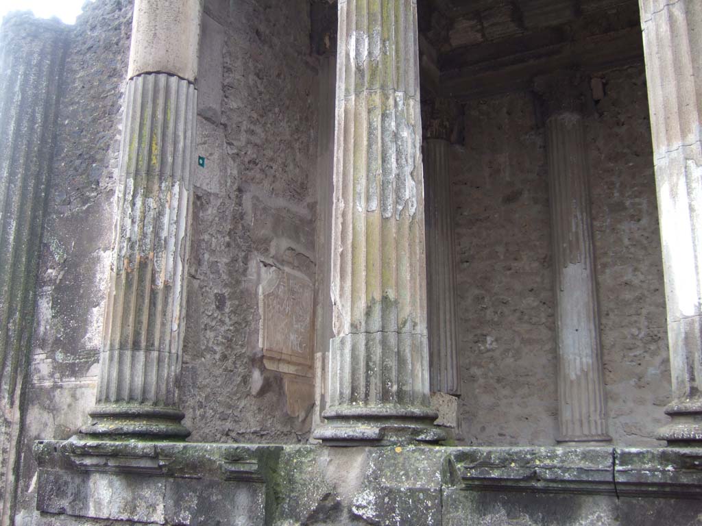 VIII.1.1 Pompeii. December 2005. Looking west to south end of Tribunal.