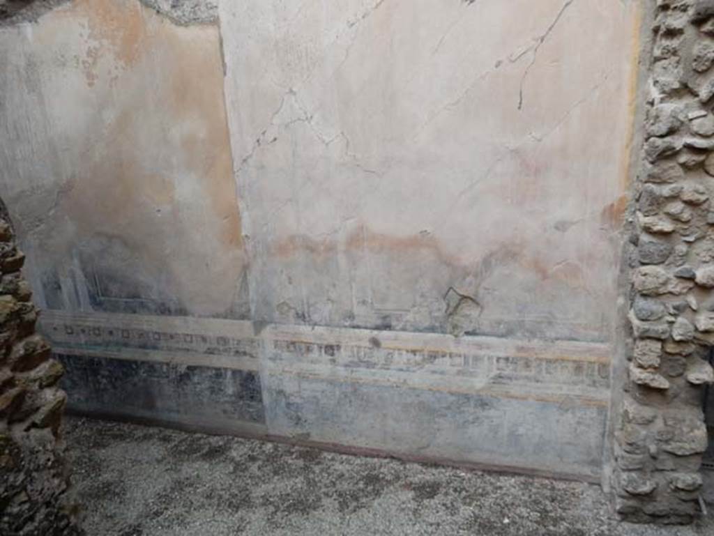 VIII.1.a, Pompeii. May 2018. Decorated painted wall. Photo courtesy of Buzz Ferebee.