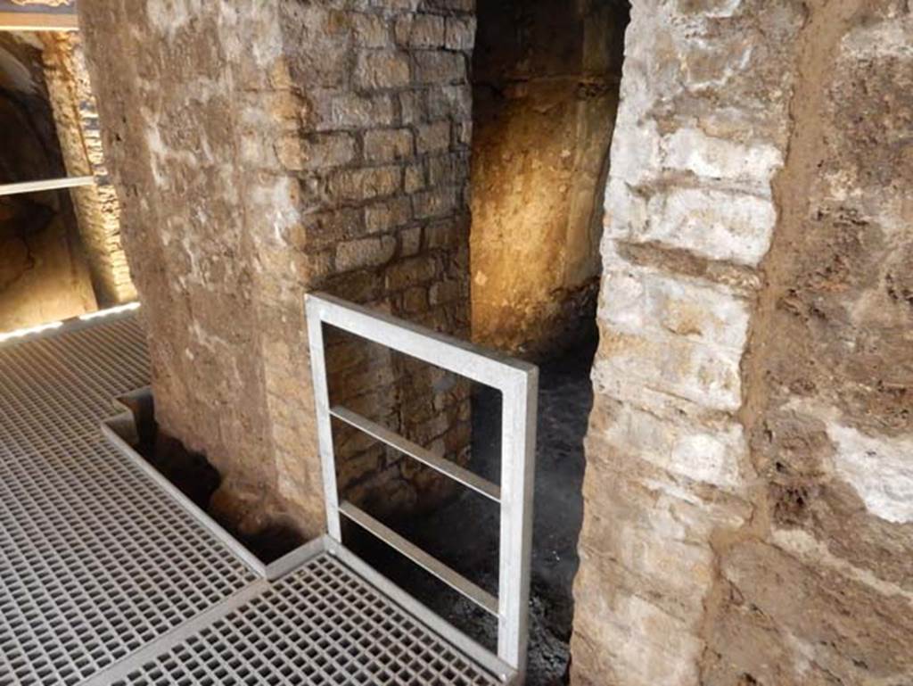 VIII.2.1 Pompeii. May 2018. 
Second doorway on west side of east corridor/cryptoporticus, to room E. Looking south. Photo courtesy of Buzz Ferebee.



