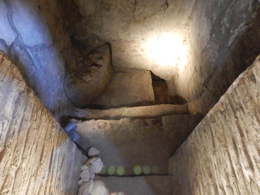 VIII.2.1 Pompeii. May 2018. Lower area, south side of south corridor of lower level. Photo courtesy of Buzz Ferebee.