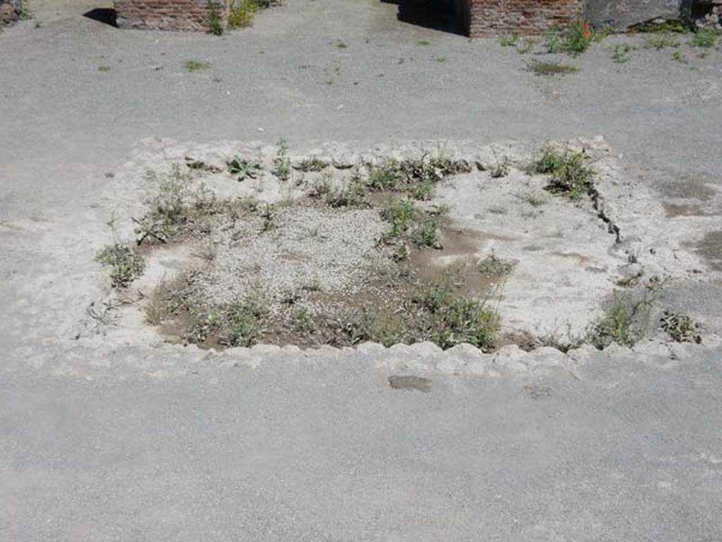 VIII.2.3 Pompeii. May 2018. Remains of impluvium in atrium. Looking east. Photo courtesy of Buzz Ferebee.