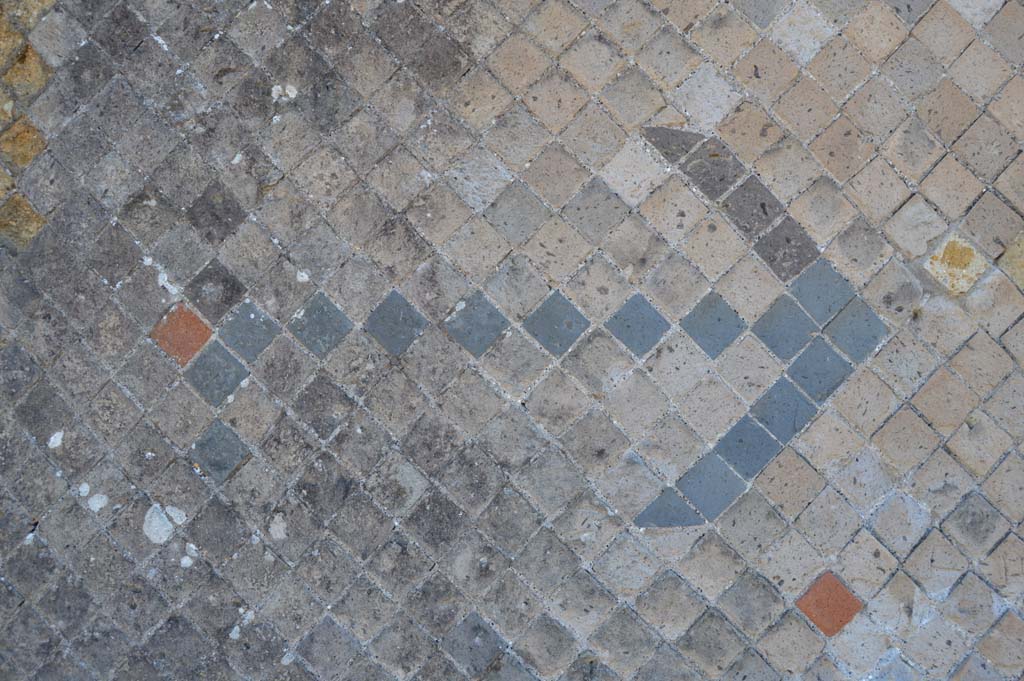 VIII.2.30 Pompeii. March 2018. Detail of front wall on west side of entrance doorway.
Foto Taylor Lauritsen, ERC Grant 681269 DÉCOR.