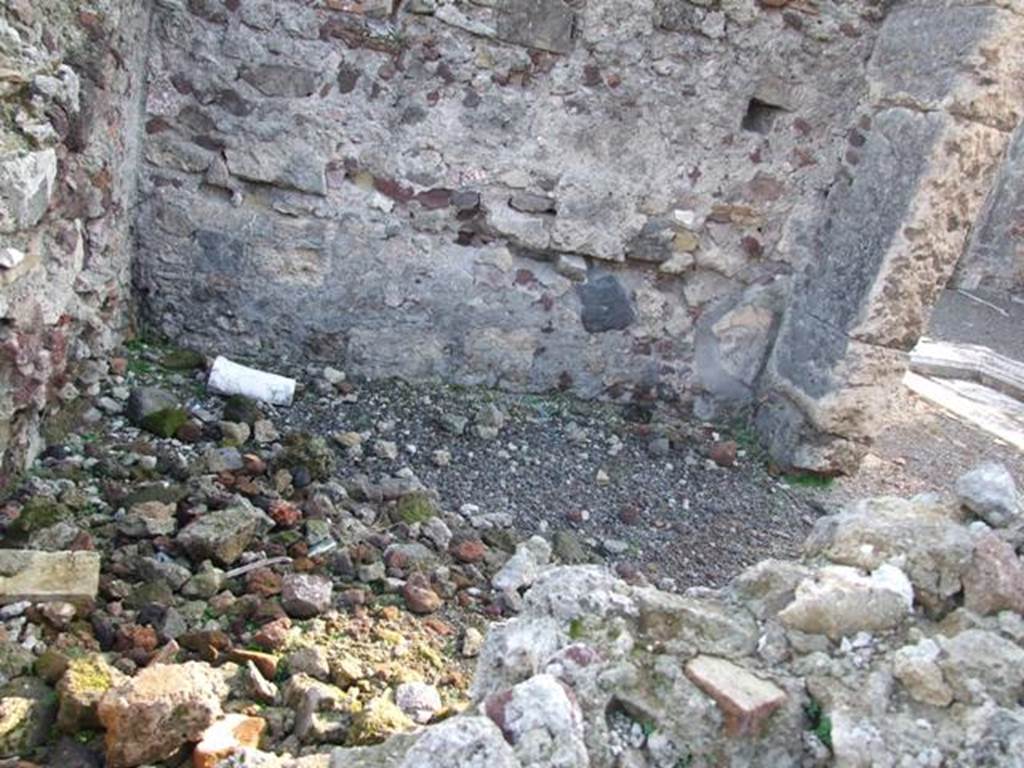 VIII.4.15 Pompeii. December 2007.  Room 2 in north-east corner of atrium, looking south from VIII.4.16.
