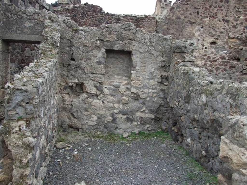 VIII.4.19 Pompeii. Shop and rooms. December 2007. Room at rear of shop.