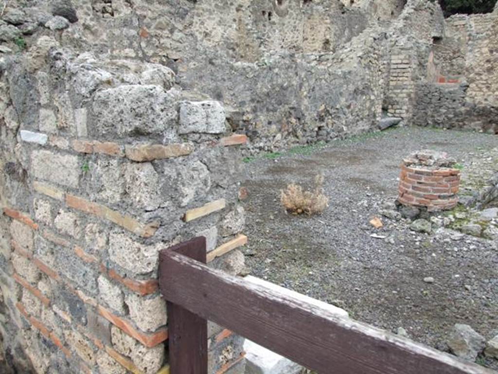 VIII.4.34 Pompeii.  December 2007.  West side of atrium.