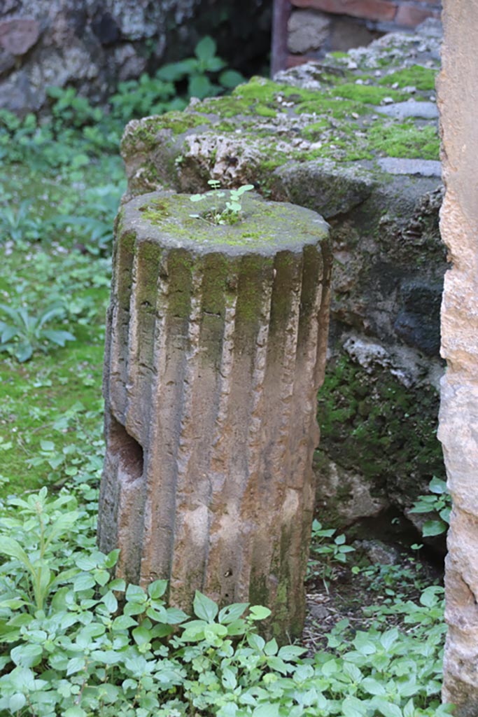 VIII.6.8 Pompeii. October 2022. Detail. Photo courtesy of Klaus Heese. 