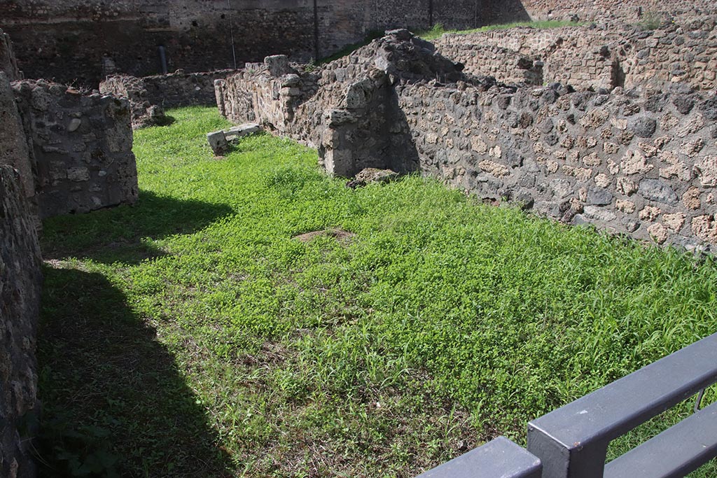 VIII.7.11 Pompeii. October 2024. Looking west along north wall, from entrance doorway. Photo courtesy of Klaus Heese.