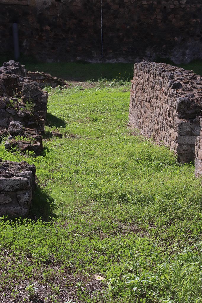 VIII.7.12 Pompeii. October 2024. 
Looking west along corridor to rear. Photo courtesy of Klaus Heese.
