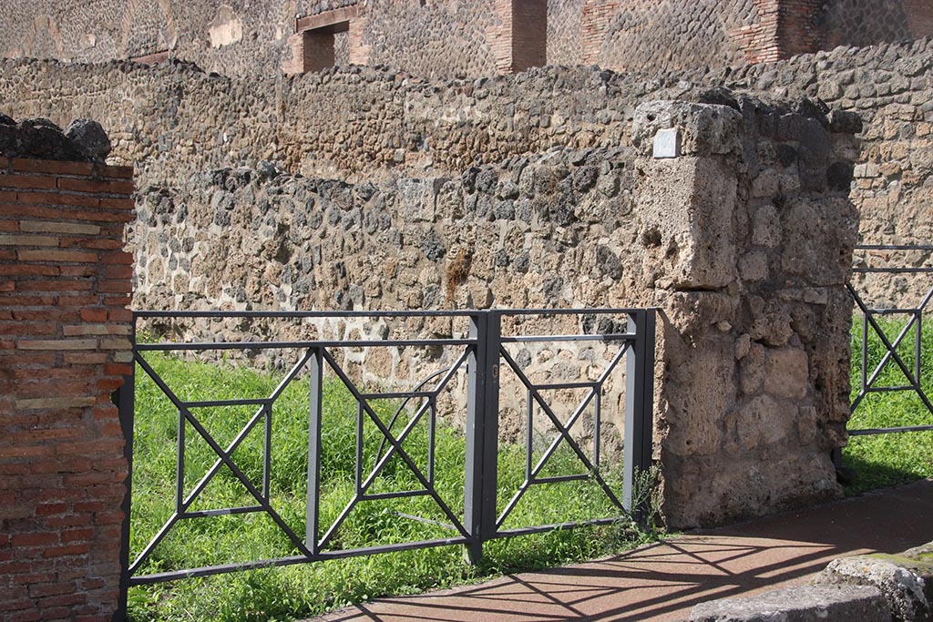 VIII.7.14 Pompeii. October 2024. Looking north-west towards entrance doorway. Photo courtesy of Klaus Heese.