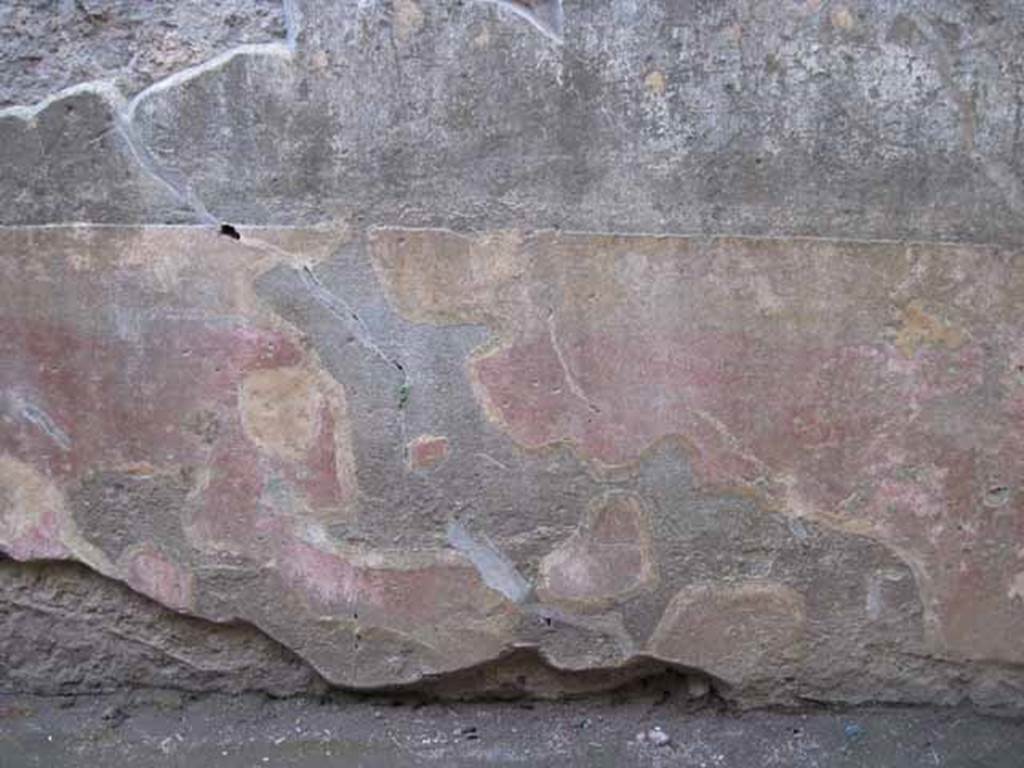 VIII.7.20 Pompeii. September 2010. Graffito passage. South wall. Sequence moving east - west of remaining fresco work. Photo courtesy of Drew Baker.