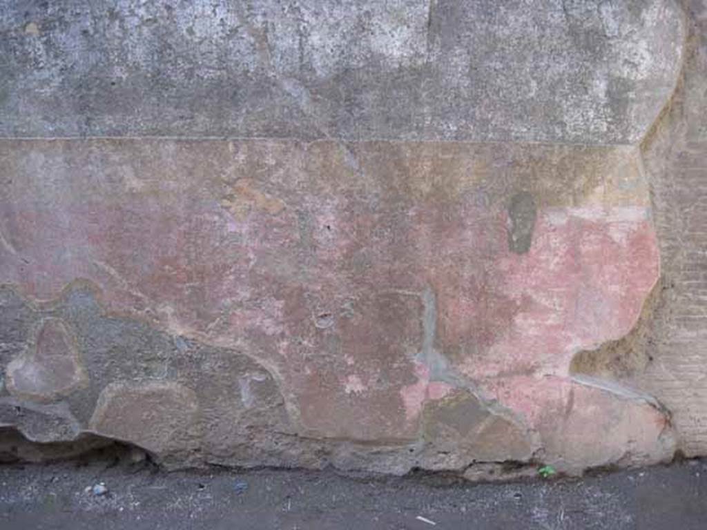 VIII.7.20 Pompeii. September 2010. Graffito passage. South wall. Sequence moving east - west of remaining fresco work. Photo courtesy of Drew Baker.