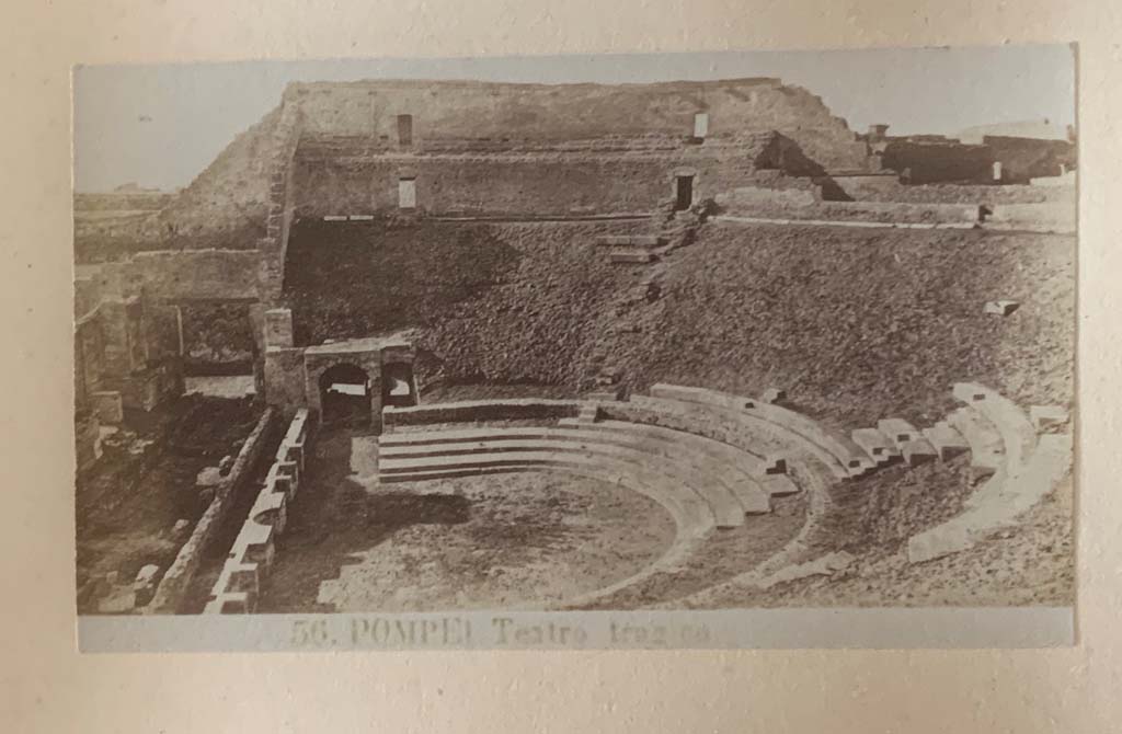 VIII.7.20 Pompeii. From an Album dated 1882. Looking west. Photo courtesy of Rick Bauer.