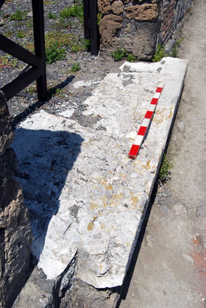 VIII.7.24 Pompeii. June 2009. Entrance threshold. Photo courtesy of Sera Baker.