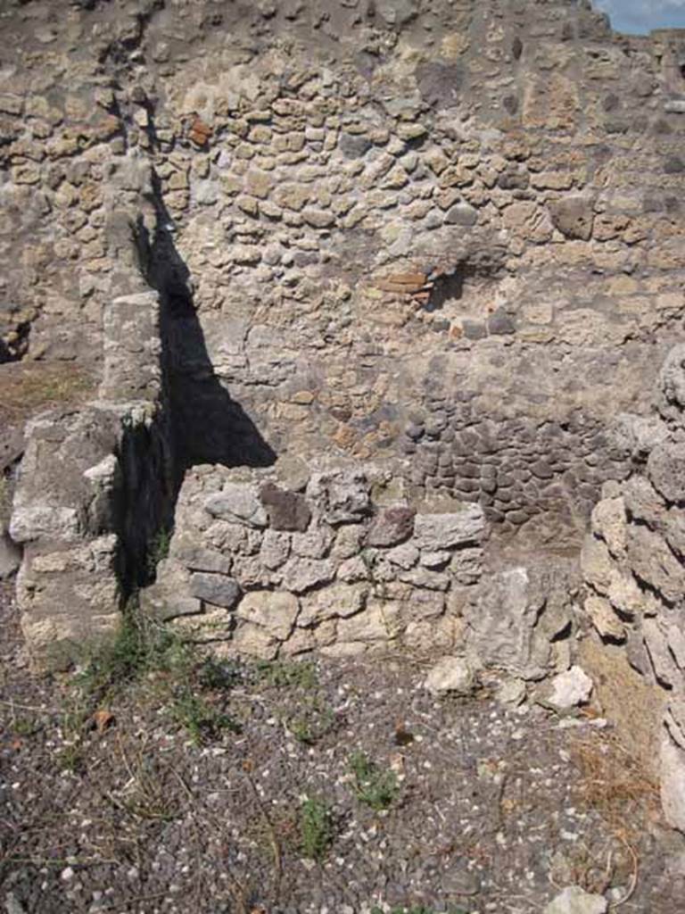 VIII.7.26 Pompeii. September 2010. North-east corner of atrium looking north. Photo courtesy of Drew Baker.