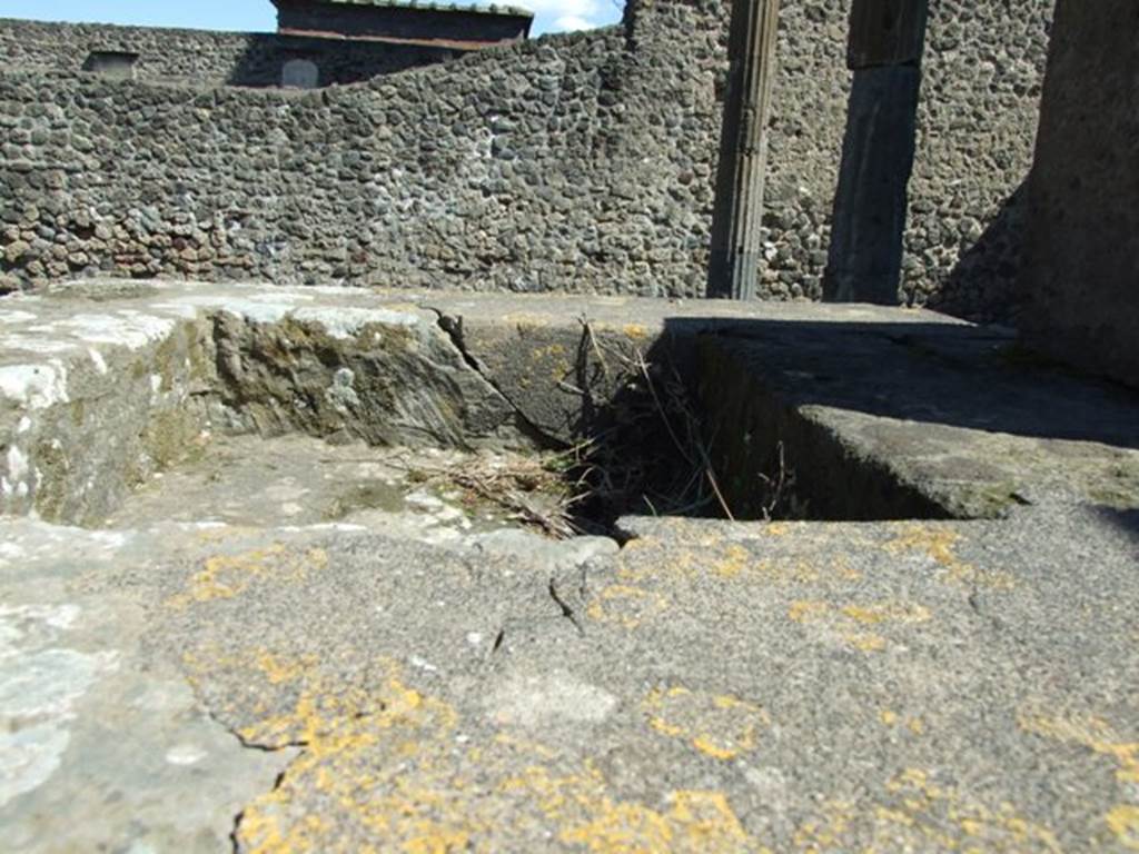 VIII.7.29 Pompeii. March 2009. Top of the pedestal.