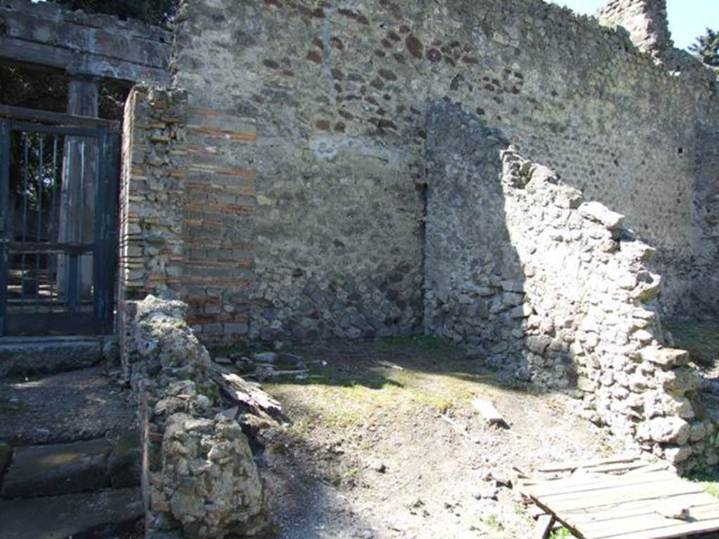 VIII.7.29 Pompeii. March 2009. Dressing room at West end.