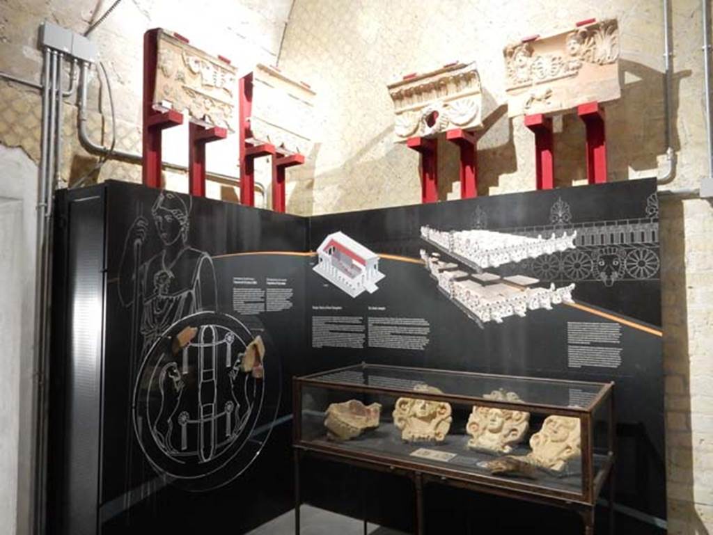 VIII.7.31 Pompeii, May 2018. Exhibition of finds from Triangular Forum and Doric Temple. Photo courtesy of Buzz Ferebee.