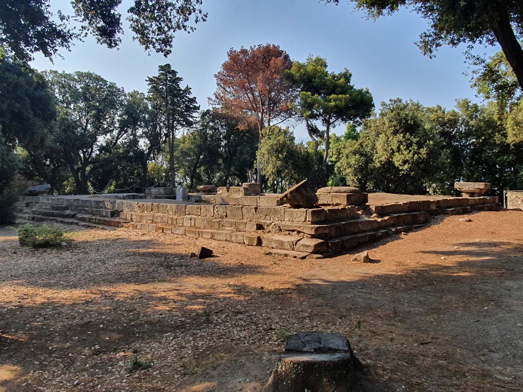 VIII.7.31 Pompeii. July 2021. Looking towards north wall, north-west corner, with west wall on right.
Foto Annette Haug, ERC Grant 681269 DÉCOR.