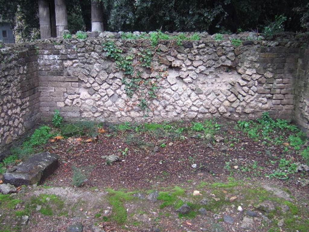 VIII.7.31 Pompeii. December 2005. East side and rear of tomb.