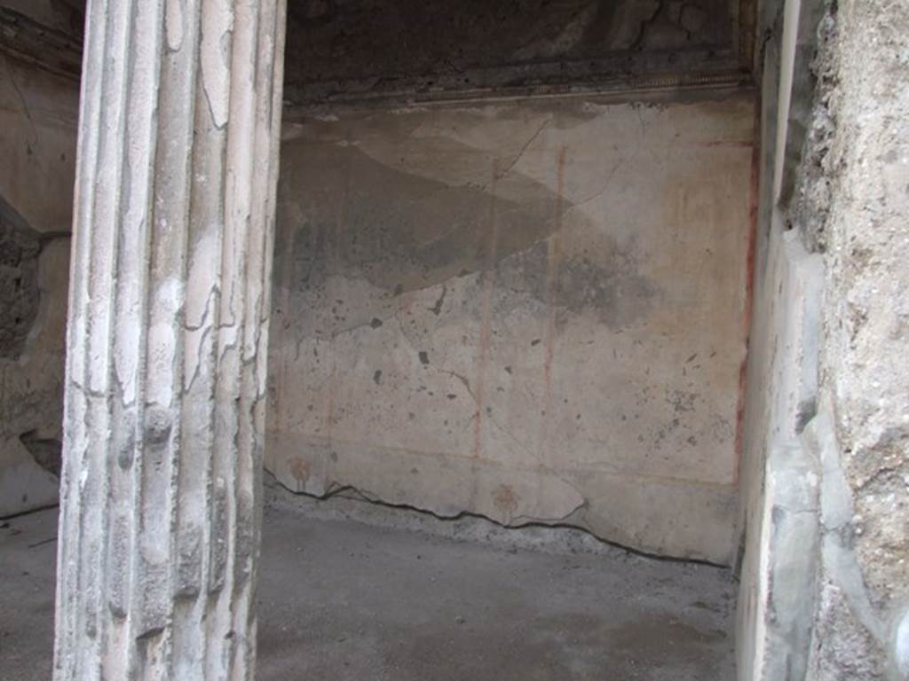 IX.1.20 Pompeii. December 2007. Room 18, ala on west side of atrium, looking towards west wall.