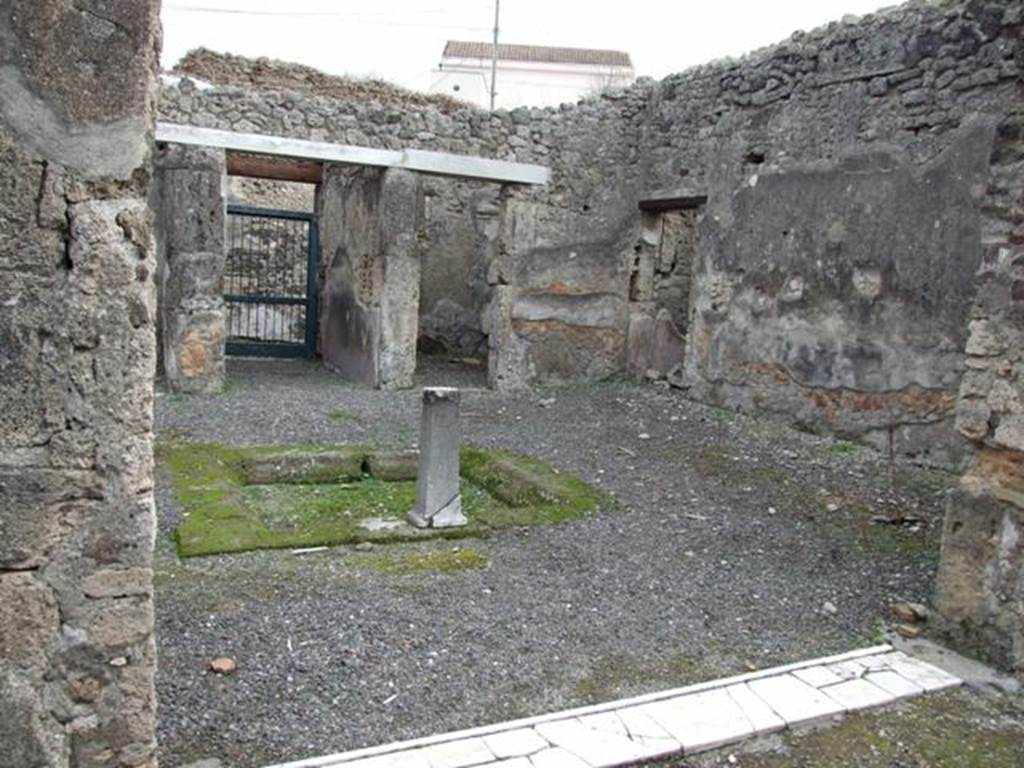 IX.1.22 House of M. Epidi Sabini.  December 2007.  Room 27.  Second Atrium looking east to rear entrance at IX.1.29.