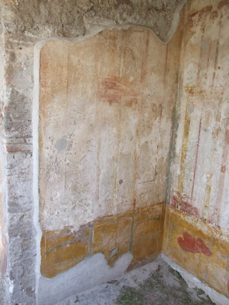 IX.3.5 Pompeii. March 2009. Room 19. West wall of recess.