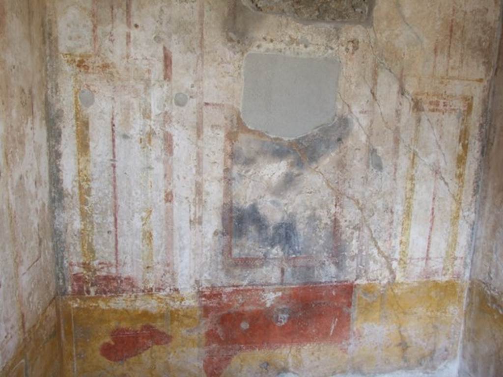 IX.3.5 Pompeii. March 2009. Room 19. North wall of recess.