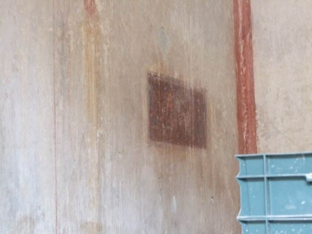 IX.3.5 Pompeii. March 2009. Room 15, painted panel at south end of east wall.