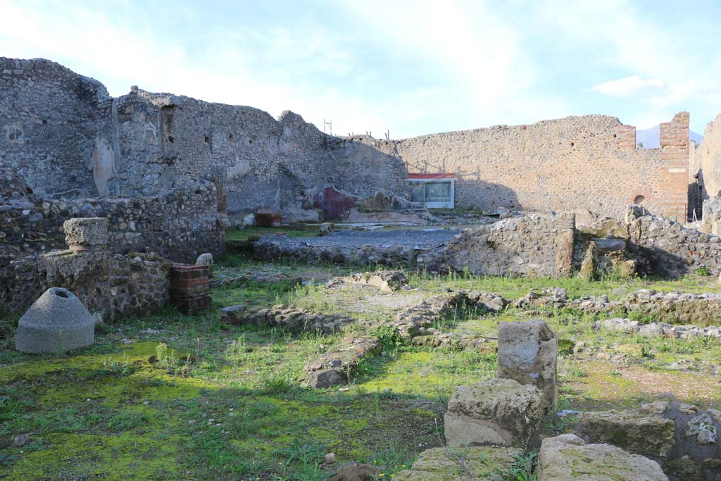 IX.3.21, and IX.3.22, Pompeii. December 2018. Looking north from IX.3.21. Photo courtesy of Aude Durand.