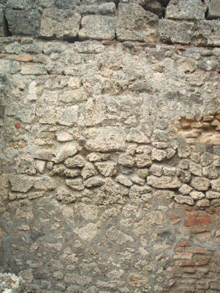 IX.3.23 Pompeii. May 2005. Room g, west wall of cubiculum, on west side of atrium. 


