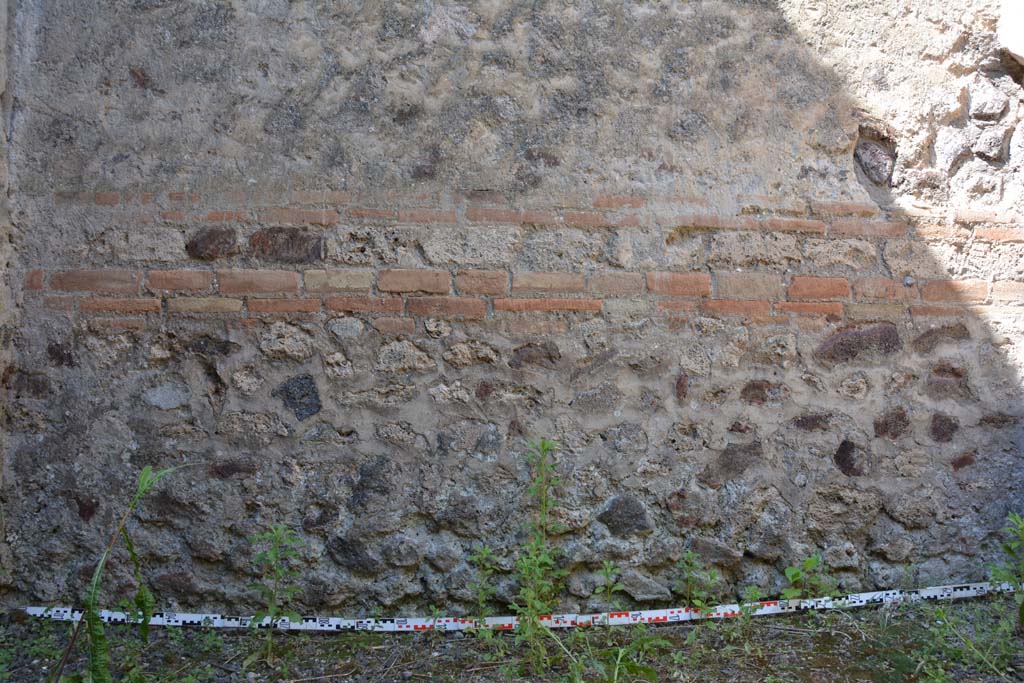 IX.5.2 Pompeii. May 2017. Room n, detail of lower west wall.
Foto Christian Beck, ERC Grant 681269 DCOR.

