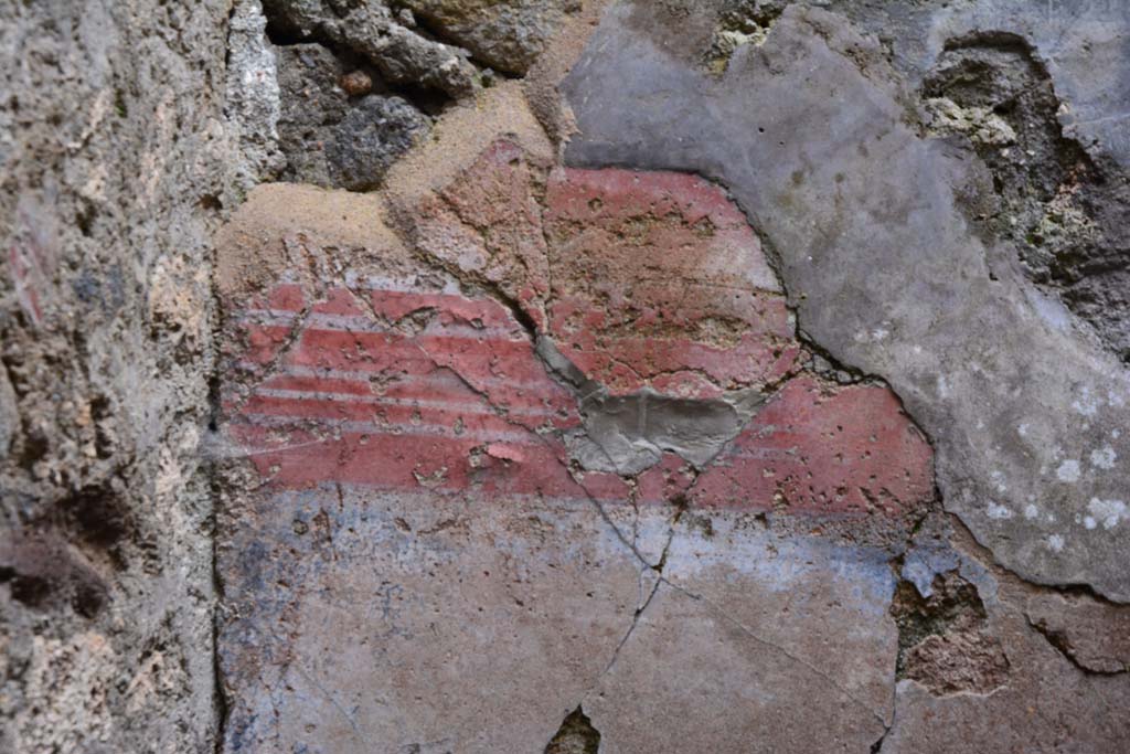 IX.5.2 Pompeii. March 2017. Room n, detail of remaining painted decoration.
Foto Christian Beck, ERC Grant 681269 DCOR.

